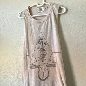 Blush pink tank Project Social T Urban Outfitters